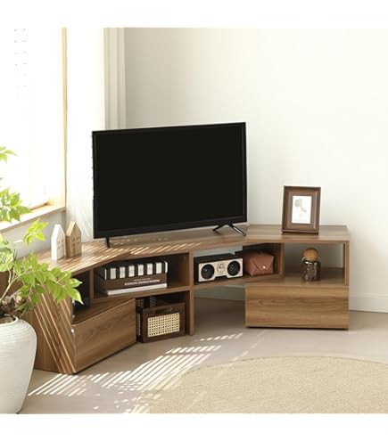 超人気！テレビ台 ローボード 伸縮自由 幅93～172cm NATURAL Amazon｜テレビ台 ローボード 伸縮 角度自由 幅93～172cm【32